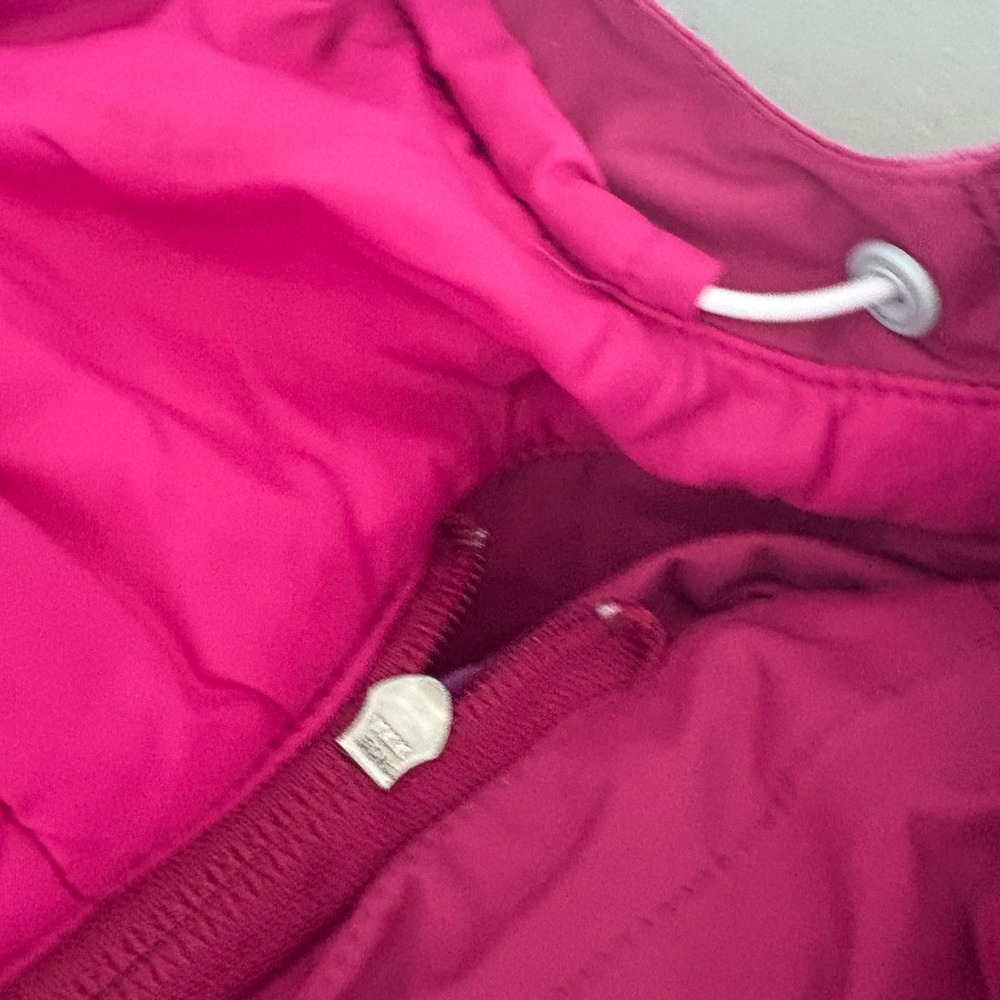 LL Bean Wildcat Ski Jacket Womens XL Pink Burgundy Insulated Hooded Snow Coat - Picture 10 of 10